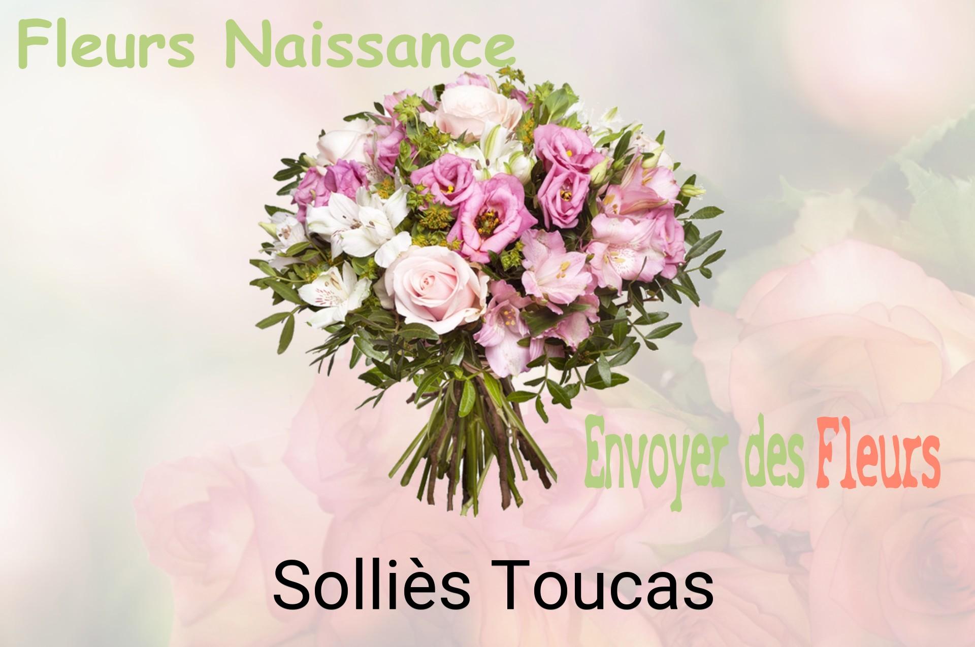 Bouquet de fleurs de naissance livré à Solliès-Toucas